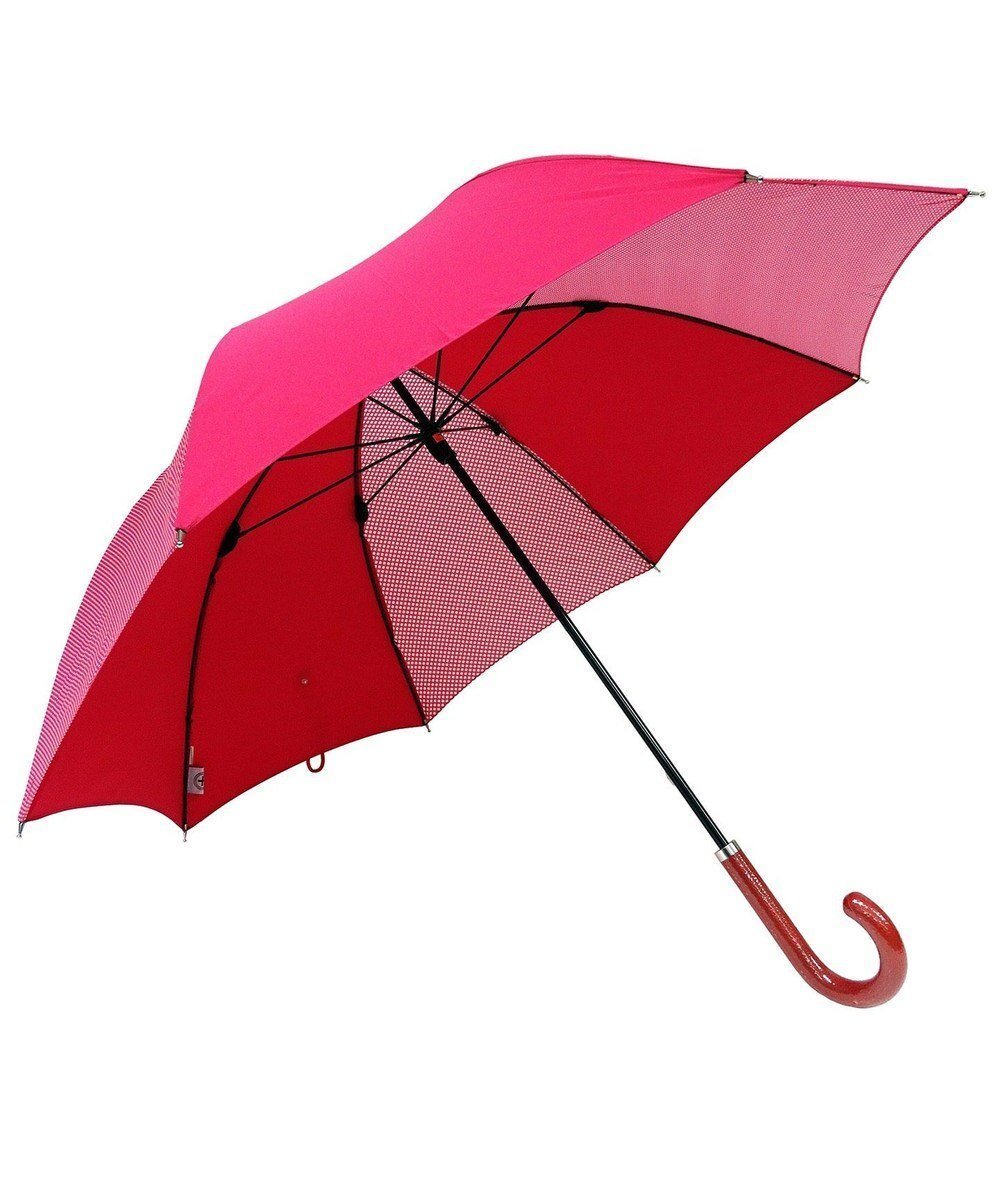 【プラスリング/+RING】のレディース向け プラスリング 長傘60cm PNK-DOT T715 人気、トレンドファッション・服の通販 founy(ファニー) 　ファッション　Fashion　レディースファッション　Fashion for Women　レイングッズ・傘・晴雨兼用傘　Umbrellas & Rain Gear　グラス　Glass, Eyewear　ラップ　Wrap, Wrap Design　傘　Umbrella, Parasol　 other-1|ID: prp329100004677054 ipo3291000000034265394