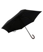 【プラスリング/+RING】のレディース向け 晴雨兼用(折傘) 無地BLK T765 黒|ID: prp329100004677060 ipo3291000000034265461