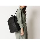 【イザック/Y'SACCS】のナイロン×牛革コンビシリーズ リュックサック Mサイズ ブラック|ID: prp329100004677066 ipo3291000000034267005