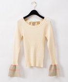 【グレース コンチネンタル/GRACE CONTINENTAL】のバックリボンニットトップ イエロー|ID: prp329100004677067 ipo3291000000033791910