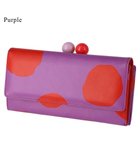 【ツモリチサト キャリー/tsumori chisato CARRY】のズームドット がま口 長財布 人気、トレンドファッション・服の通販 founy(ファニー) ファッション Fashion レディースファッション Fashion for Women ミニ財布・二つ折り財布 Wallets & Card Cases ドット Polka Dot, Dot Pattern ネコ Cat, Feline Motif 手描き Hand-Drawn, Illustrated 財布 Wallet, Purse thumbnail パープル|ID: prp329100004677076 ipo3291000000033791974
