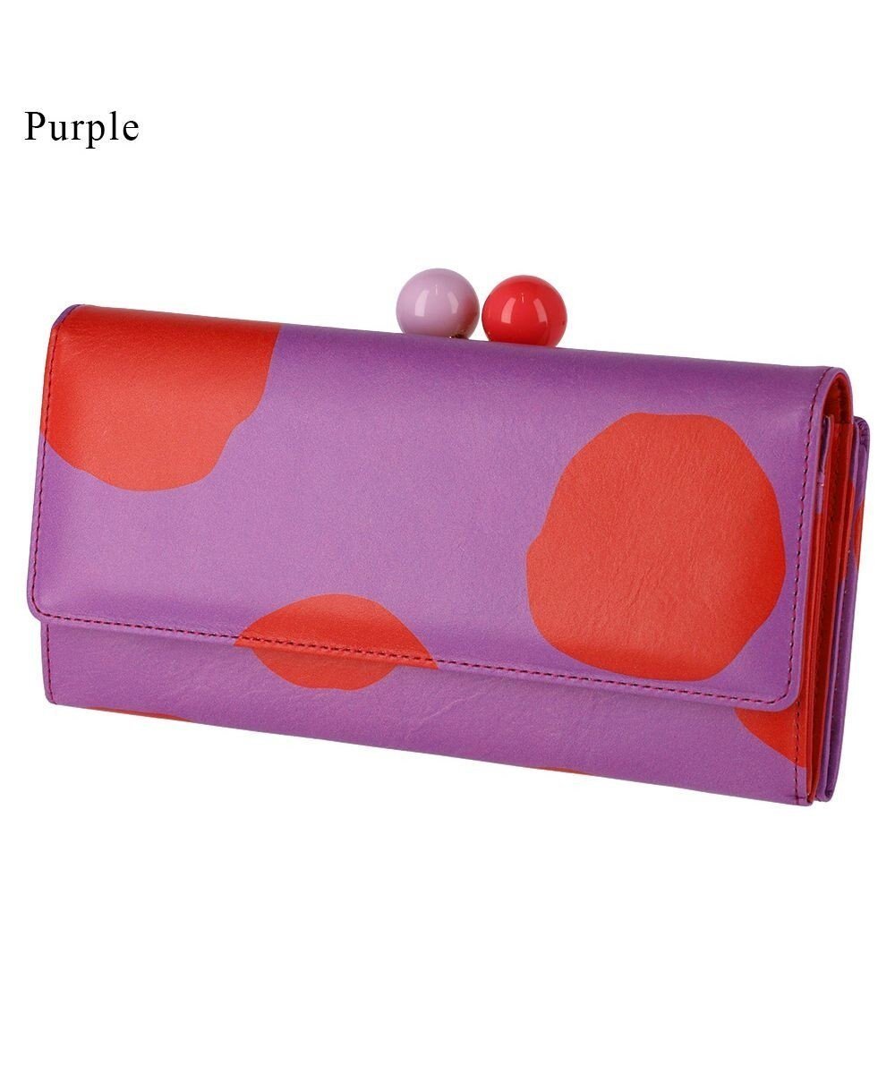 【ツモリチサト キャリー/tsumori chisato CARRY】のズームドット がま口 長財布 インテリア・キッズ・メンズ・レディースファッション・服の通販 founy(ファニー) ファッション Fashion レディースファッション Fashion for Women ミニ財布・二つ折り財布 Wallets & Card Cases ドット Polka Dot, Dot Pattern ネコ Cat, Feline Motif 手描き Hand-Drawn, Illustrated 財布 Wallet, Purse パープル|ID: prp329100004677076 ipo3291000000033791974