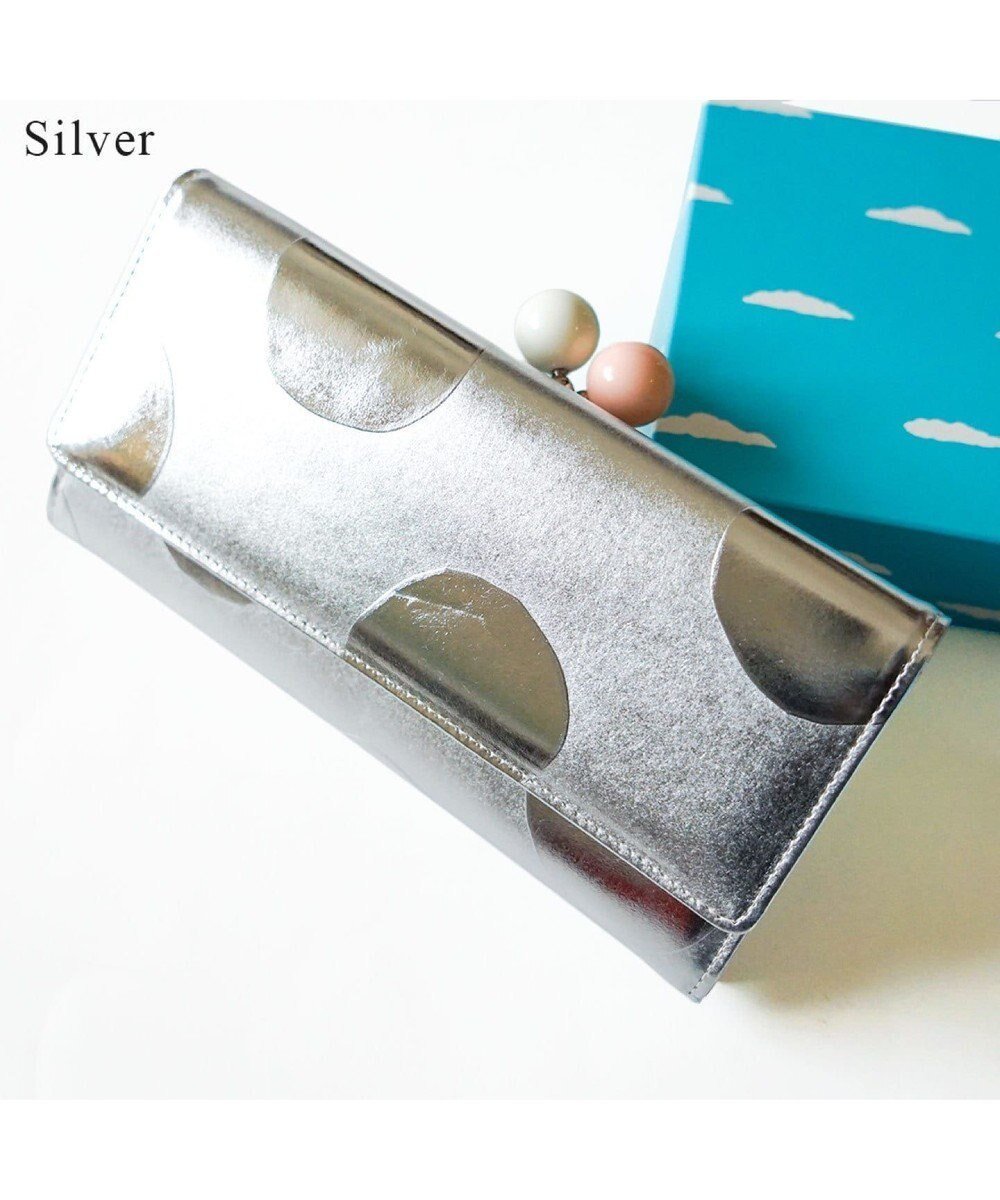 【ツモリチサト キャリー/tsumori chisato CARRY】のズームドット がま口 長財布 インテリア・キッズ・メンズ・レディースファッション・服の通販 founy(ファニー) ファッション Fashion レディースファッション Fashion for Women ミニ財布・二つ折り財布 Wallets & Card Cases ドット Polka Dot, Dot Pattern ネコ Cat, Feline Motif 手描き Hand-Drawn, Illustrated 財布 Wallet, Purse シルバー|ID: prp329100004677076 ipo3291000000033791976