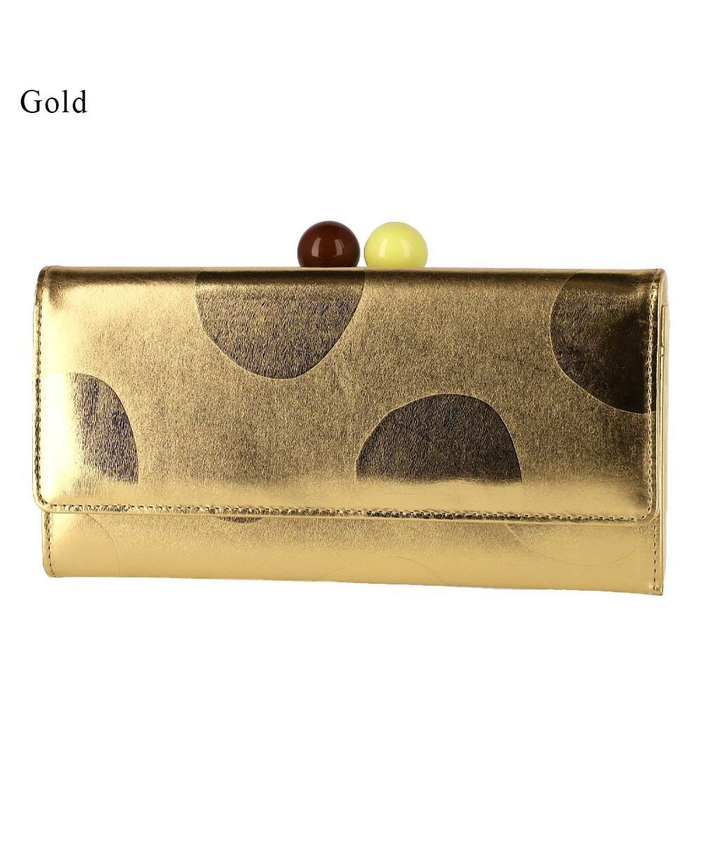 【ツモリチサト キャリー/tsumori chisato CARRY】のズームドット がま口 長財布 インテリア・キッズ・メンズ・レディースファッション・服の通販 founy(ファニー) ファッション Fashion レディースファッション Fashion for Women ミニ財布・二つ折り財布 Wallets & Card Cases ドット Polka Dot, Dot Pattern ネコ Cat, Feline Motif 手描き Hand-Drawn, Illustrated 財布 Wallet, Purse ゴールド|ID: prp329100004677076 ipo3291000000033791977