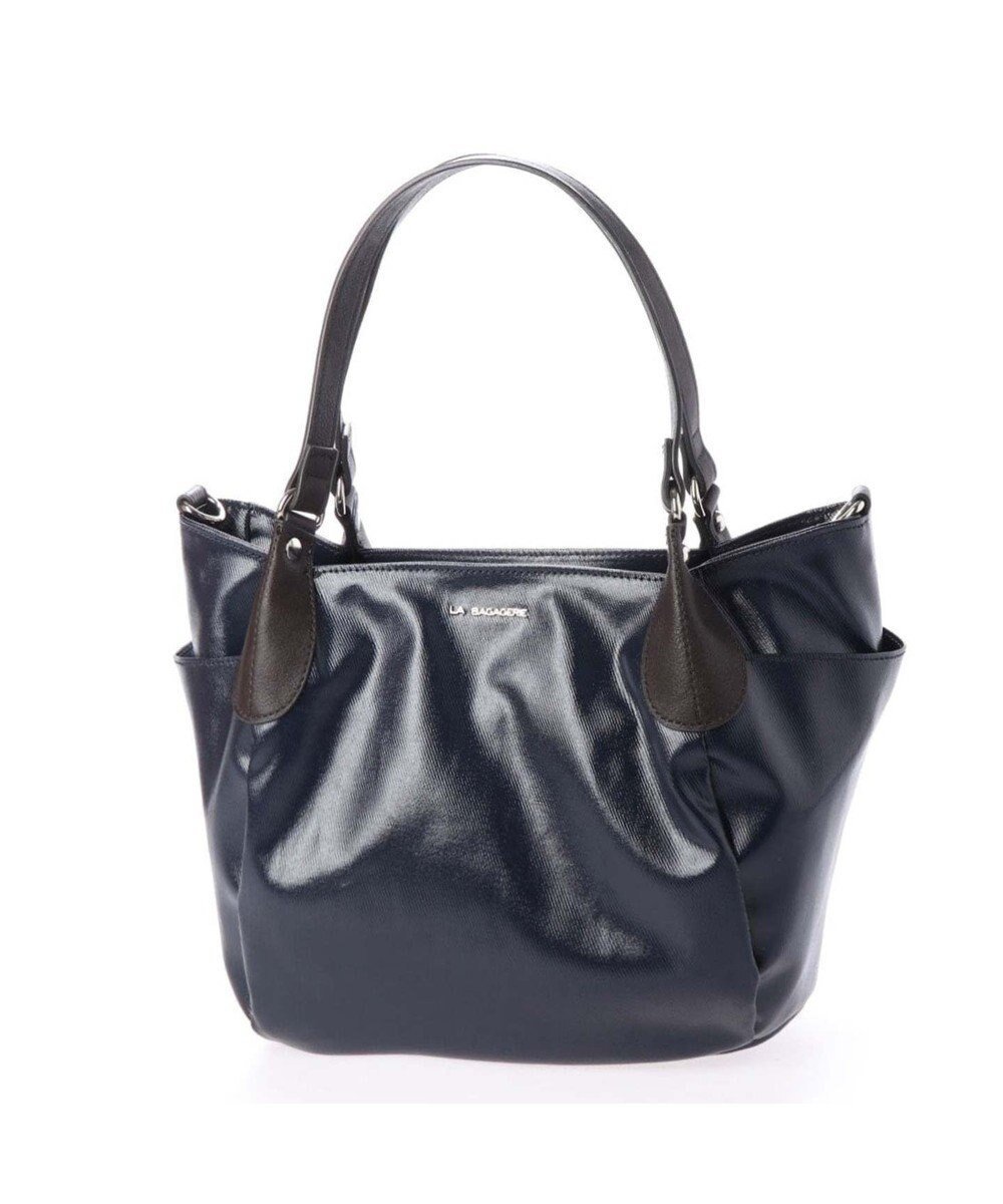 【ラ バガジェリー/LA BAGAGERIE】のEMAILLERシリーズ 2wayトート Sサイズ インテリア・キッズ・メンズ・レディースファッション・服の通販 founy(ファニー) 　ファッション　Fashion　レディースファッション　Fashion for Women　バッグ　Bags　エナメル　Patent Leather　コーティング　Coating, Coated Finish　ショルダー　Shoulder, Shoulder Strap　フォルム　Silhouette, Form　ラウンド　Round, Round Neck　人気　Popular, Best Seller　定番　Standard, Basic Item　ネイビー|ID: prp329100004677079 ipo3291000000034267176