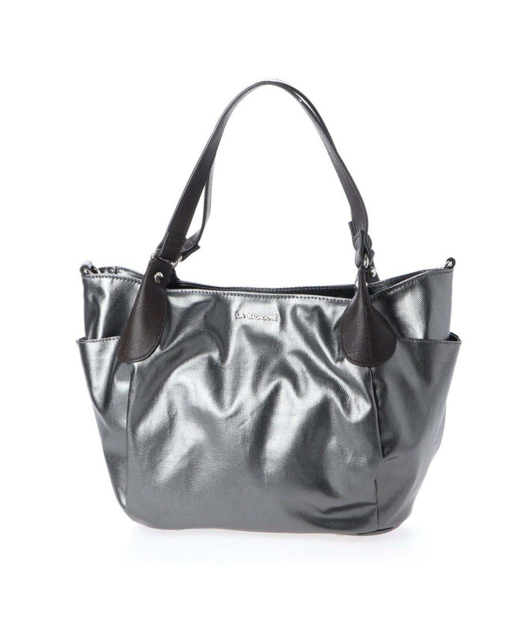 【ラ バガジェリー/LA BAGAGERIE】のEMAILLERシリーズ 2wayトート Sサイズ インテリア・キッズ・メンズ・レディースファッション・服の通販 founy(ファニー) 　ファッション　Fashion　レディースファッション　Fashion for Women　バッグ　Bags　エナメル　Patent Leather　コーティング　Coating, Coated Finish　ショルダー　Shoulder, Shoulder Strap　フォルム　Silhouette, Form　ラウンド　Round, Round Neck　人気　Popular, Best Seller　定番　Standard, Basic Item　ガンメタリック|ID: prp329100004677079 ipo3291000000034267181