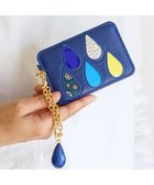 【ツモリチサト キャリー/tsumori chisato CARRY】のドロップス パスケース 定期入れ チェーンストラップ付き【かわいいデザイン!本革のやわらかな風合い】 人気、トレンドファッション・服の通販 founy(ファニー) ファッション Fashion レディースファッション Fashion for Women ミニ財布・二つ折り財布 Wallets & Card Cases パッチワーク Patchwork, Mixed Fabric ポケット Pocket, Pocket Detail 人気 Popular, Best Seller 財布 Wallet, Purse thumbnail ブルー|ID: prp329100004677120 ipo3291000000034267588