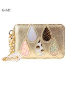 【ツモリチサト キャリー/tsumori chisato CARRY】のドロップス パスケース 定期入れ チェーンストラップ付き【かわいいデザイン!本革のやわらかな風合い】 人気、トレンドファッション・服の通販 founy(ファニー) ファッション Fashion レディースファッション Fashion for Women ミニ財布・二つ折り財布 Wallets & Card Cases パッチワーク Patchwork, Mixed Fabric ポケット Pocket, Pocket Detail 人気 Popular, Best Seller 財布 Wallet, Purse thumbnail ゴールドⅡ|ID: prp329100004677120 ipo3291000000034267590