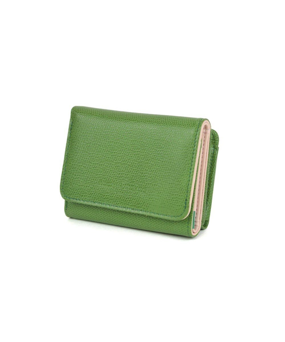 【ツモリチサト キャリー/tsumori chisato CARRY】のトリロジー 三つ折り ミニ財布 イタリアンレザー 日本製 インテリア・キッズ・メンズ・レディースファッション・服の通販 founy(ファニー) ファッション Fashion レディースファッション Fashion for Women ミニ財布・二つ折り財布 Wallets & Card Cases シンプル Simple, Minimal 日本製 Made In Japan 財布 Wallet, Purse グリーン|ID: prp329100004677124 ipo3291000000034267661