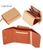 【ツモリチサト キャリー/tsumori chisato CARRY】のトリロジー 三つ折り ミニ財布 イタリアンレザー 日本製 人気、トレンドファッション・服の通販 founy(ファニー) ファッション Fashion レディースファッション Fashion for Women ミニ財布・二つ折り財布 Wallets & Card Cases シンプル Simple, Minimal 日本製 Made In Japan 財布 Wallet, Purse thumbnail ライトブラウン|ID: prp329100004677124 ipo3291000000034267669