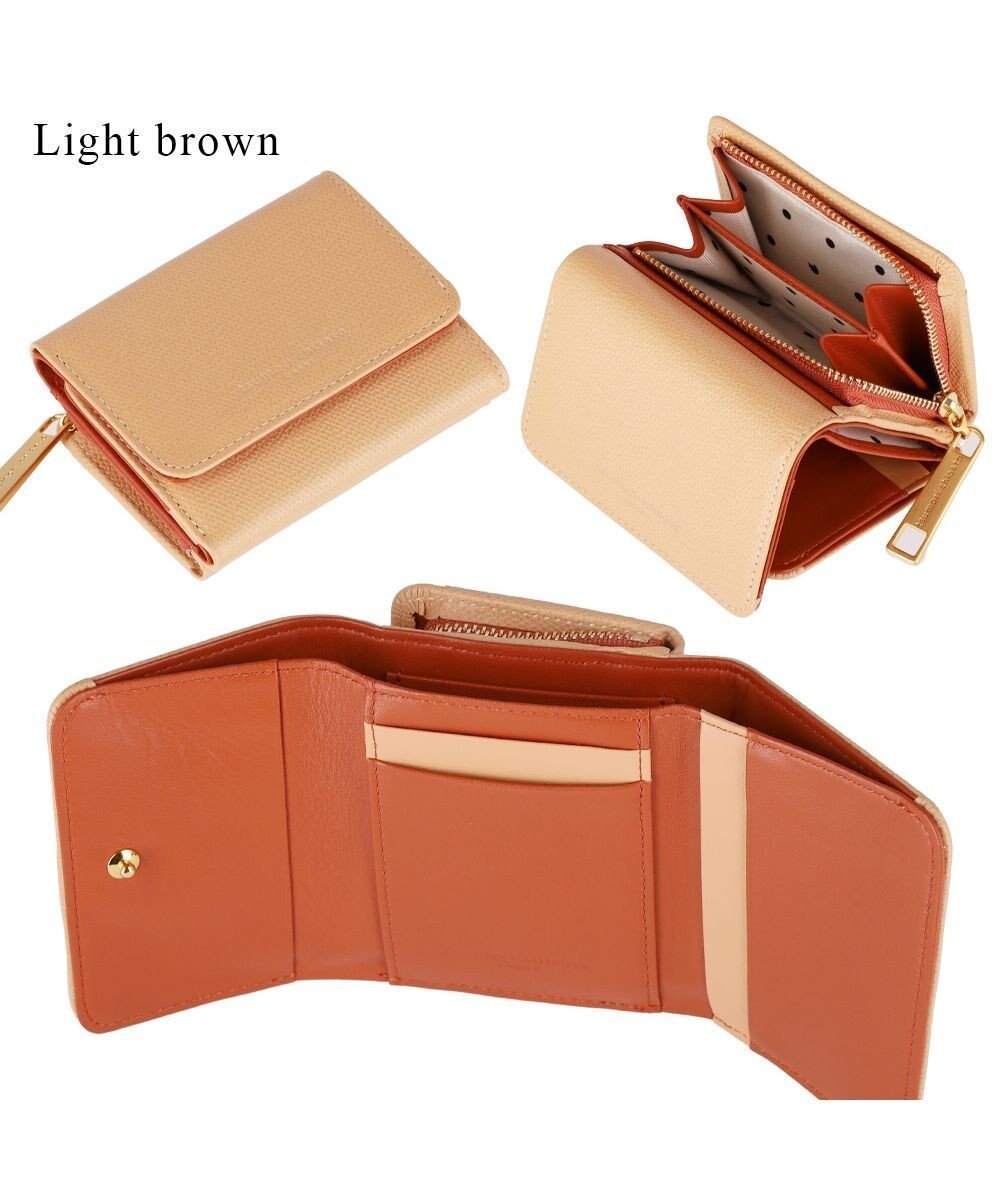 【ツモリチサト キャリー/tsumori chisato CARRY】のトリロジー 三つ折り ミニ財布 イタリアンレザー 日本製 インテリア・キッズ・メンズ・レディースファッション・服の通販 founy(ファニー) ファッション Fashion レディースファッション Fashion for Women ミニ財布・二つ折り財布 Wallets & Card Cases シンプル Simple, Minimal 日本製 Made In Japan 財布 Wallet, Purse ライトブラウン|ID: prp329100004677124 ipo3291000000034267669