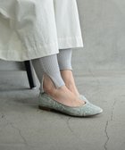 【ムーク/muuc】の〈高品質シルクコットン強撚糸〉〈お家で洗えるニット〉〈涼しい着心地〉〈裾スリット〉〈2サイズ展開〉リブレギンス グレー|ID: prp329100004677131 ipo3291000000034266071