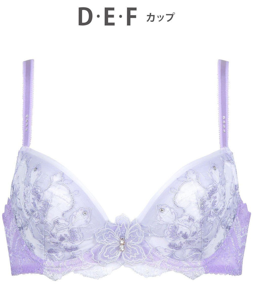 【ウィング/Wing】の3/4カップブラ 【4050シリーズ】 ウイング/ワコール PB4050 インテリア・キッズ・メンズ・レディースファッション・服の通販 founy(ファニー) ファッション Fashion レディースファッション Fashion for Women アンダー Underwear Essentials ストーン Stone, Gem-Like チャーム Charm, Pendant ブラジャー Bra, Lingerie ラップ Wrap, Wrap Design レース Lace, Lace Fabric パープル|ID: prp329100004677134 ipo3291000000034266102