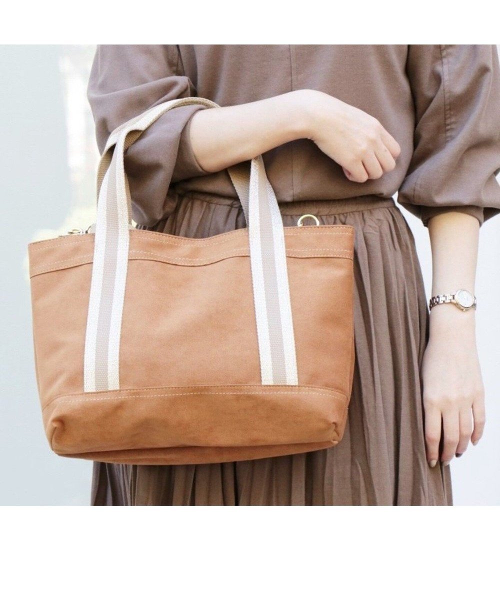 【レガロフェリーチェ/Regalo Felice】の【ショルダー付 / ドラマ使用商品 / 使い方色々】2層トート / REGALO インテリア・キッズ・メンズ・レディースファッション・服の通販 founy(ファニー) 　ファッション　Fashion　レディースファッション　Fashion for Women　バッグ　Bags　ショルダー　Shoulder, Shoulder Strap　人気　Popular, Best Seller　ポケット　Pocket, Pocket Detail　キャメル|ID: prp329100004677136 ipo3291000000034267621