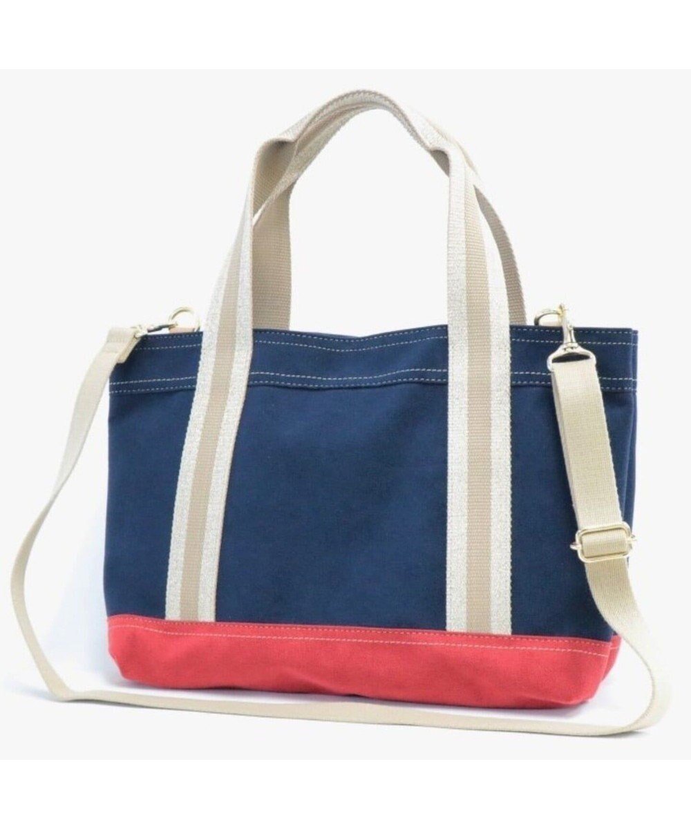 【レガロフェリーチェ/Regalo Felice】の【ショルダー付 / ドラマ使用商品 / 使い方色々】2層トート / REGALO インテリア・キッズ・メンズ・レディースファッション・服の通販 founy(ファニー) 　ファッション　Fashion　レディースファッション　Fashion for Women　バッグ　Bags　ショルダー　Shoulder, Shoulder Strap　人気　Popular, Best Seller　ポケット　Pocket, Pocket Detail　ネイビー×レッド|ID: prp329100004677136 ipo3291000000034267627