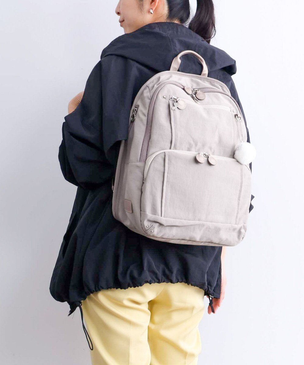 【エースバッグズアンドラゲッジ/ACE BAGS & LUGGAGE】のKanana project PJ8-3rd リュックサック フリーウェイバッグ 大 62103 A4サイズ カナナ プロジェクト インテリア・キッズ・メンズ・レディースファッション・服の通販 founy(ファニー) 　ファッション　Fashion　レディースファッション　Fashion for Women　バッグ　Bags　クッション　Cushion, Throw Pillow　傘　Umbrella, Parasol　軽量　Lightweight, Ultra Light　シンプル　Simple, Minimal　スタイリッシュ　Stylish, Fashionable　パール　Pearl, Pearl Accent　フィット　Fit, Slim Fit　フロント　Front, Front Design　ポケット　Pocket, Pocket Detail　メッシュ　Mesh, Net Fabric　リュック　Backpack, Rucksack　再入荷　Restock / Back in Stock　旅行　Travel　スーツケース キャリーケース　Suitcase / Carry Case　エレガント 上品　Elegant　グレージュ|ID: prp329100004677167 ipo3291000000034267871