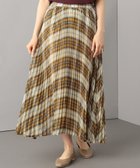 【シェアパーク/SHARE PARK】のチェックプリーツロング スカート イエロー系4|ID: prp329100004677172 ipo3291000000034267903