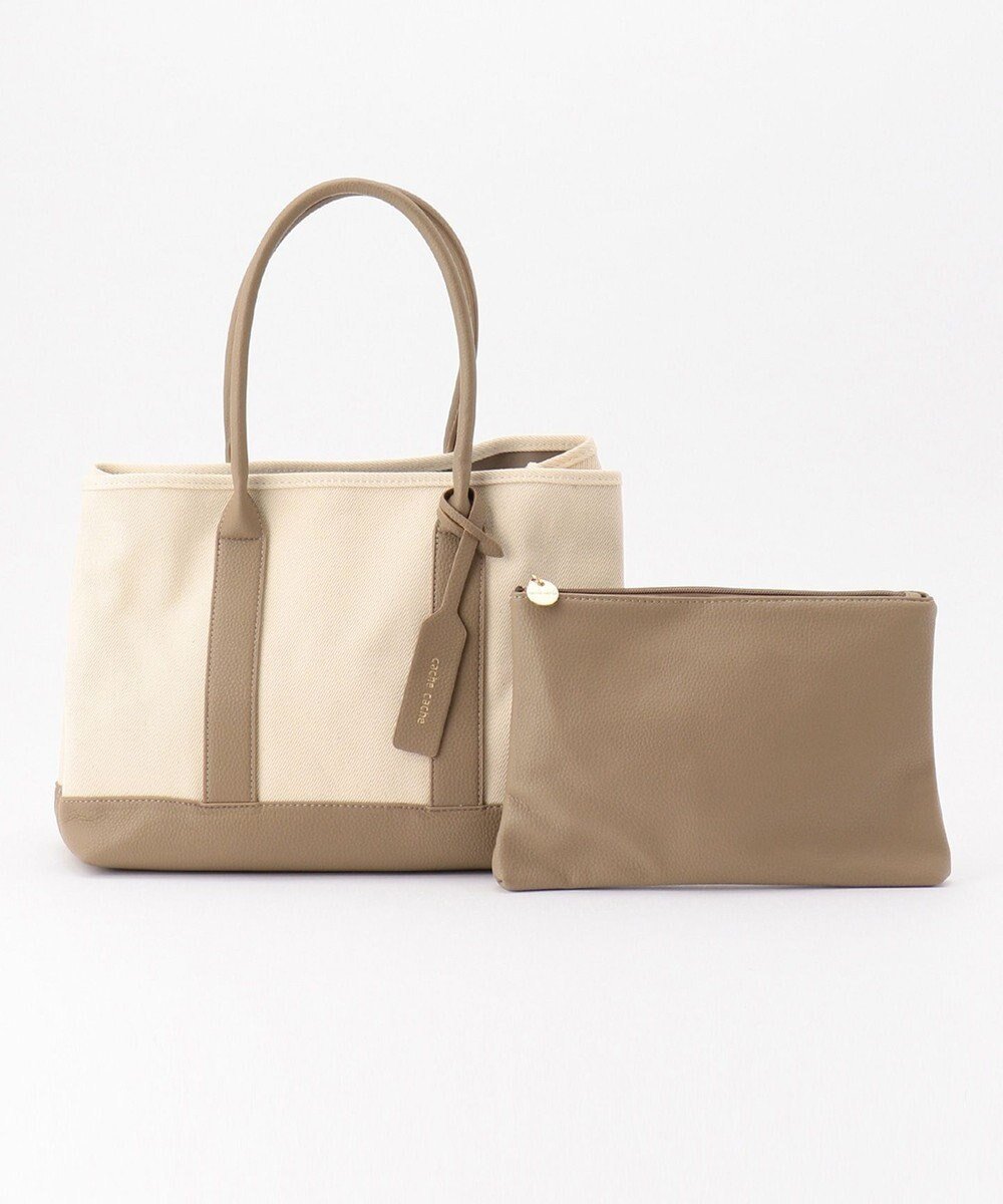 【アンビリオン/UNBILLION】のcachecache パーテーションキャンバストートバッグL インテリア・キッズ・メンズ・レディースファッション・服の通販 founy(ファニー) 　ファッション　Fashion　レディースファッション　Fashion for Women　バッグ　Bags　カラフル　Colorful Design　キャンバス　Canvas, Canvas Fabric　ハンド　Hand, Handmade　パイソン　Python, Snakeskin Pattern　フラップ　Flap, Flap Pocket　ポーチ　Pouch, Small Case　ミックス　Mix, Mixed Style　モチーフ　Motif, Design Theme　レオパード　Leopard, Animal Print　オーク|ID: prp329100004677182 ipo3291000000034267971