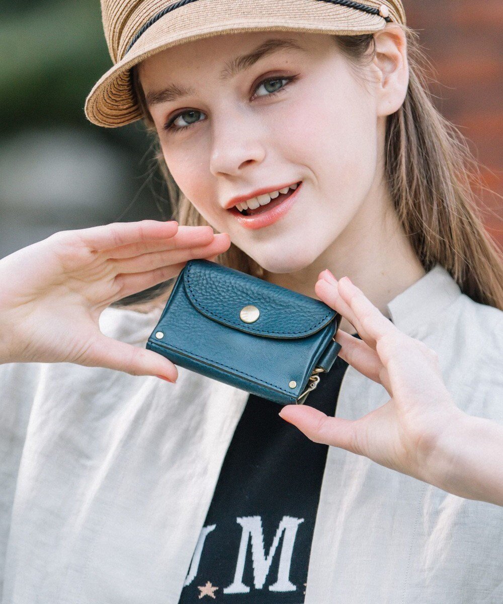 【アンビリオン/UNBILLION】のperche イタリア製牛革キーケース インテリア・キッズ・メンズ・レディースファッション・服の通販 founy(ファニー) ファッション Fashion レディースファッション Fashion for Women ミニ財布・二つ折り財布 Wallets & Card Cases アクセサリー Fashion Accessories イタリア Italy スマート Smart, Elegant 日本製 Made In Japan 財布 Wallet, Purse ブルー|ID: prp329100004677185 ipo3291000000034268005