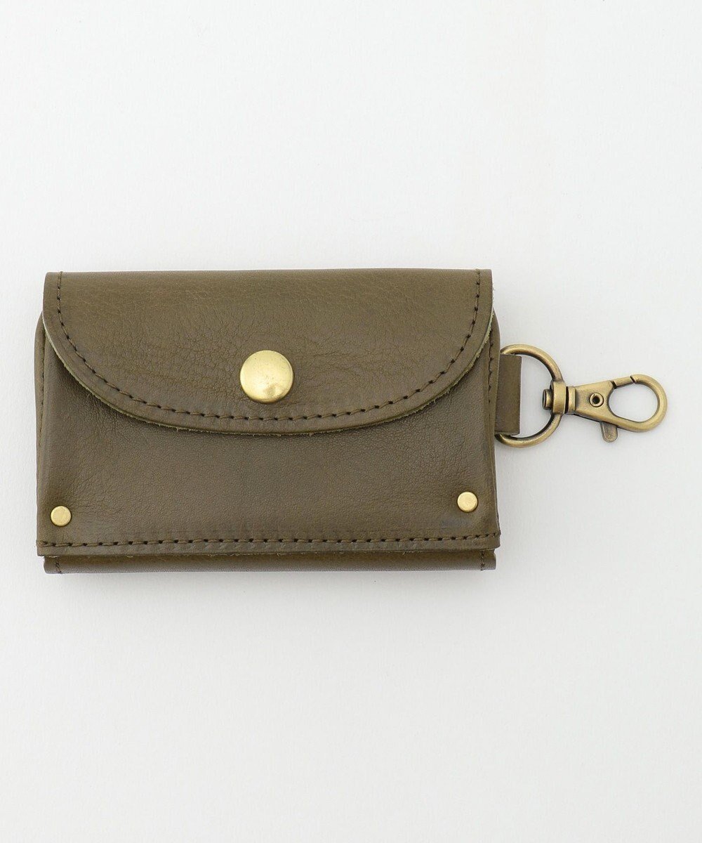 【アンビリオン/UNBILLION】のperche イタリア製牛革キーケース インテリア・キッズ・メンズ・レディースファッション・服の通販 founy(ファニー) ファッション Fashion レディースファッション Fashion for Women ミニ財布・二つ折り財布 Wallets & Card Cases アクセサリー Fashion Accessories イタリア Italy スマート Smart, Elegant 日本製 Made In Japan 財布 Wallet, Purse カーキ|ID: prp329100004677185 ipo3291000000034268009