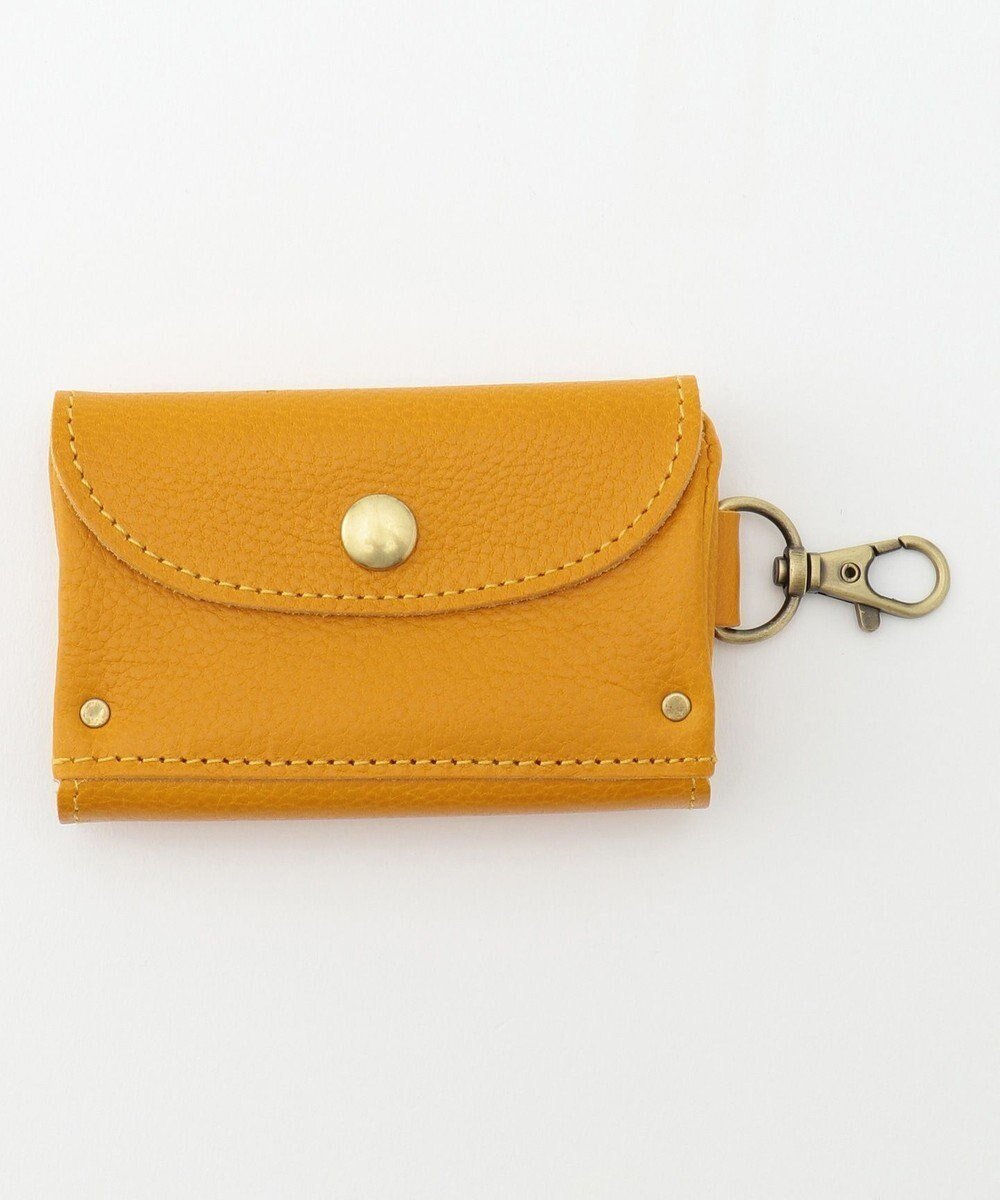 【アンビリオン/UNBILLION】のperche イタリア製牛革キーケース インテリア・キッズ・メンズ・レディースファッション・服の通販 founy(ファニー) ファッション Fashion レディースファッション Fashion for Women ミニ財布・二つ折り財布 Wallets & Card Cases アクセサリー Fashion Accessories イタリア Italy スマート Smart, Elegant 日本製 Made In Japan 財布 Wallet, Purse マスタード|ID: prp329100004677185 ipo3291000000034268011