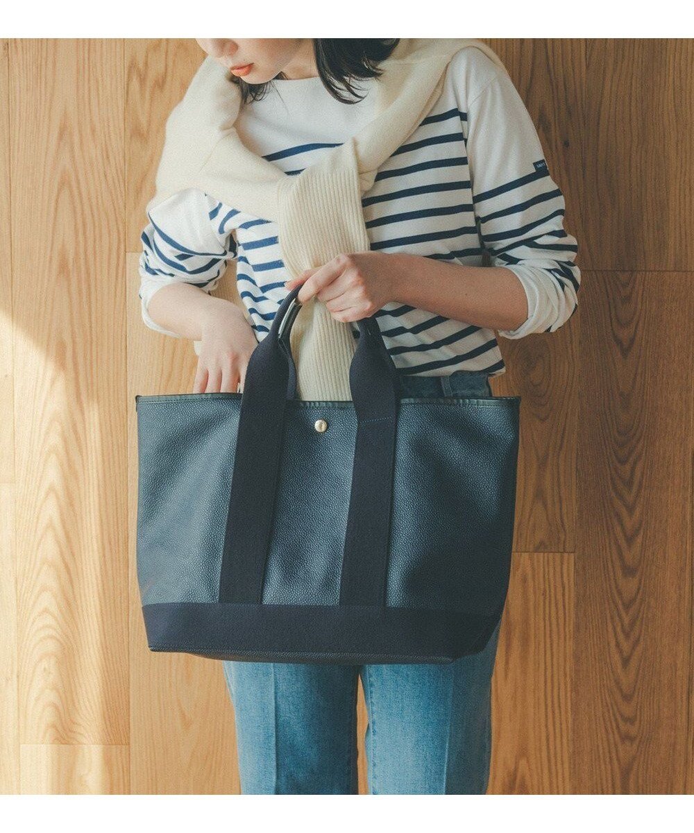 【トプカピ/TOPKAPI】の【Breath TOPKAPI】SCOTCH GRAIN スコッチグレイン ネオレザー A4トートバッグ インテリア・キッズ・メンズ・レディースファッション・服の通販 founy(ファニー) 　ファッション　Fashion　レディースファッション　Fashion for Women　バッグ　Bags　軽量　Lightweight, Ultra Light　ショルダー　Shoulder, Shoulder Strap　スタイリッシュ　Stylish, Fashionable　トラベル　Travel, Travel Gear　人気　Popular, Best Seller　ビーチ　Beach, Seaside　ポーチ　Pouch, Small Case　リゾート　Resort, Vacation Style　おすすめ　Recommended / Our Picks　日本製　Made In Japan　ビジネス 仕事 通勤　Business / Work / Commuting　ブラック|ID: prp329100004677190 ipo3291000000034268109