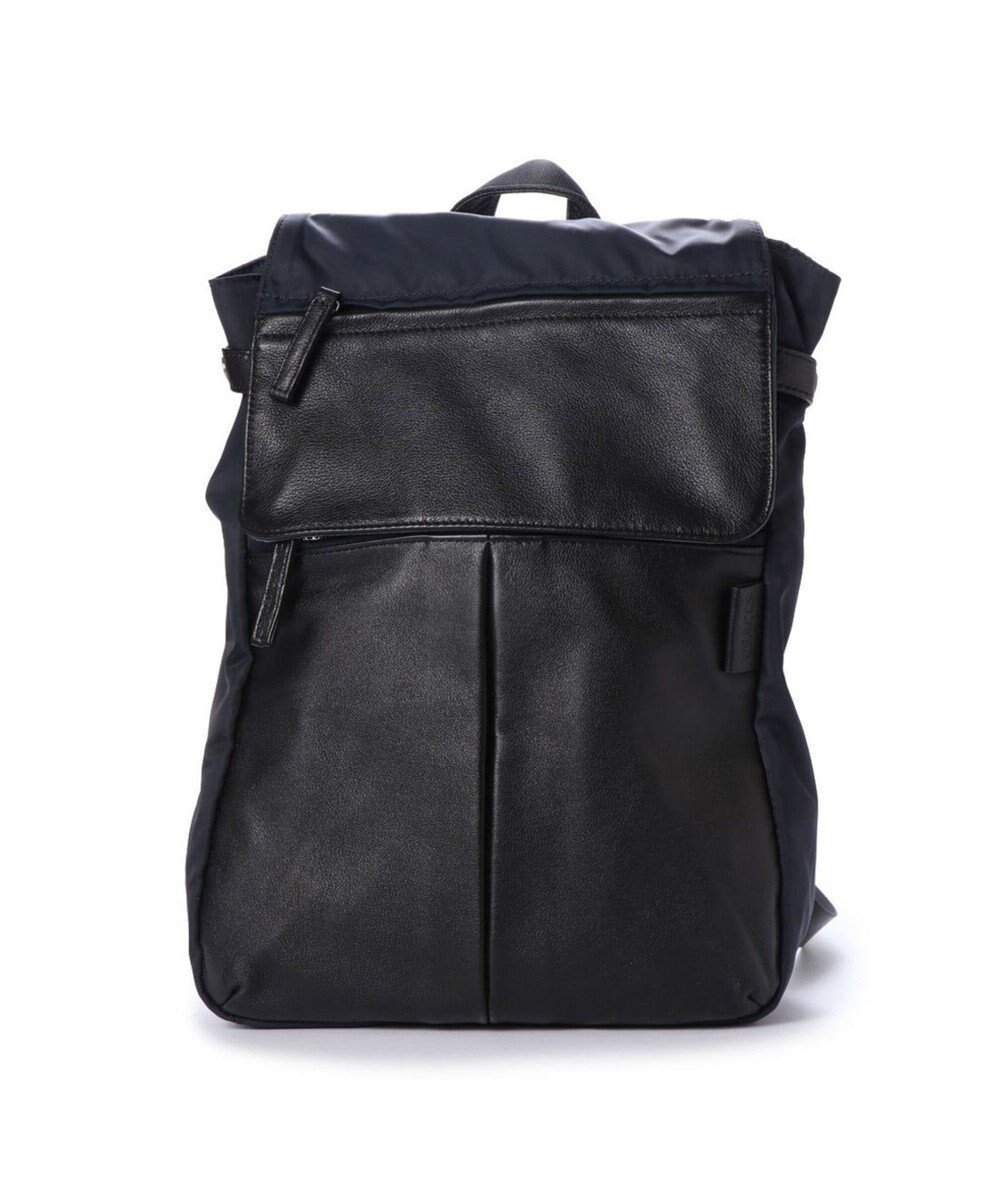 【イザック/Y'SACCS】のナイロン×牛革コンビシリーズ リュックサック インテリア・キッズ・メンズ・レディースファッション・服の通販 founy(ファニー) 　ファッション　Fashion　レディースファッション　Fashion for Women　バッグ　Bags　コンビ　Combo, Combination Style　フロント　Front, Front Design　ベーシック　Basic, Essential　リュック　Backpack, Rucksack　軽量　Lightweight, Ultra Light　ネイビー|ID: prp329100004677200 ipo3291000000034268205
