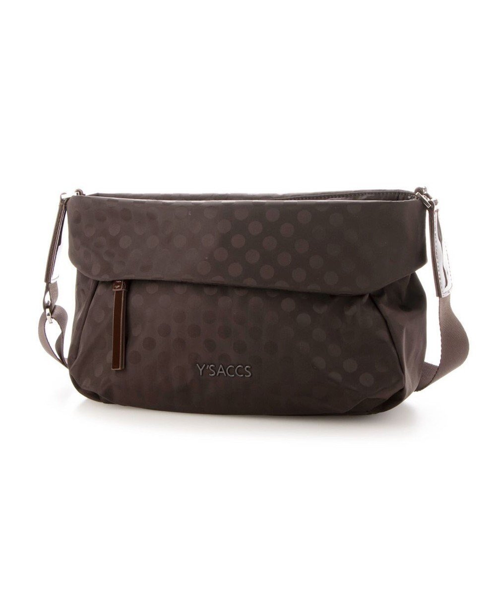 【イザック/Y'SACCS】のPolka Dots 口折れショルダー インテリア・キッズ・メンズ・レディースファッション・服の通販 founy(ファニー) 　ファッション　Fashion　レディースファッション　Fashion for Women　ショルダー　Shoulder, Shoulder Strap　ドット　Polka Dot, Dot Pattern　ベーシック　Basic, Essential　ポケット　Pocket, Pocket Detail　人気　Popular, Best Seller　定番　Standard, Basic Item　財布　Wallet, Purse　チョコ|ID: prp329100004677217 ipo3291000000033792534