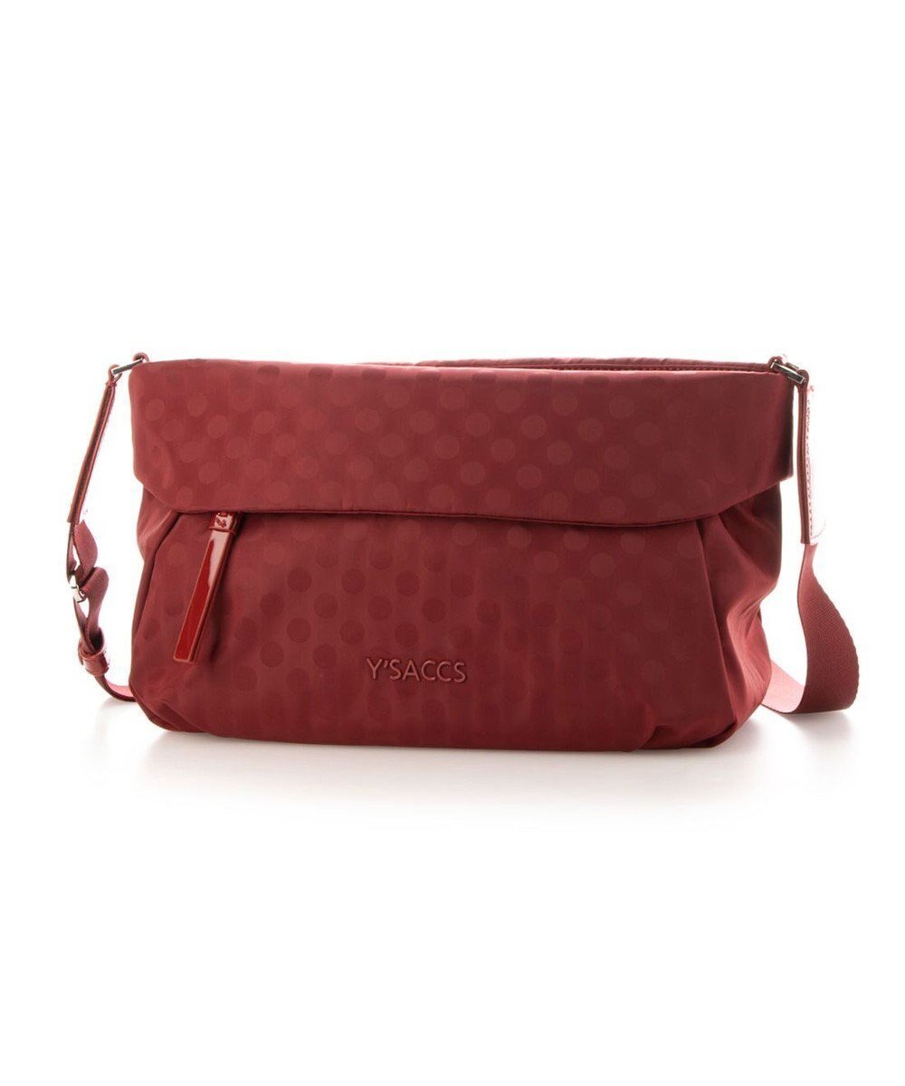 【イザック/Y'SACCS】のPolka Dots 口折れショルダー インテリア・キッズ・メンズ・レディースファッション・服の通販 founy(ファニー) 　ファッション　Fashion　レディースファッション　Fashion for Women　ショルダー　Shoulder, Shoulder Strap　ドット　Polka Dot, Dot Pattern　ベーシック　Basic, Essential　ポケット　Pocket, Pocket Detail　人気　Popular, Best Seller　定番　Standard, Basic Item　財布　Wallet, Purse　ワイン|ID: prp329100004677217 ipo3291000000033792536