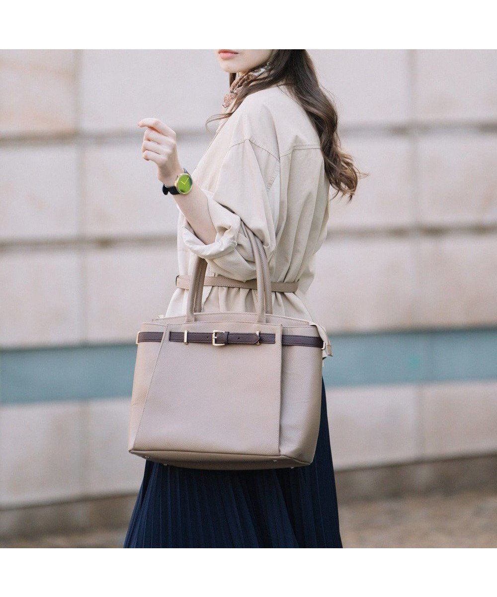 【アンビリオン/UNBILLION】のペルケ perche / チェンジベルトA4トートバッグ インテリア・キッズ・メンズ・レディースファッション・服の通販 founy(ファニー) 　ファッション　Fashion　レディースファッション　Fashion for Women　バッグ　Bags　ベルト&ウエストマーク　Belts & Waist Accessories　おすすめ　Recommended / Our Picks　ビジネス 仕事 通勤　Business / Work / Commuting　オーク|ID: prp329100004677219 ipo3291000000034268377