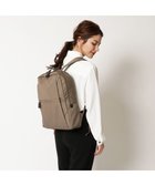 【ラ バガジェリー/LA BAGAGERIE】のコーデュラ×リサイクルレザー スクエアリュックサック ベージュ|ID: prp329100004677220 ipo3291000000034268391