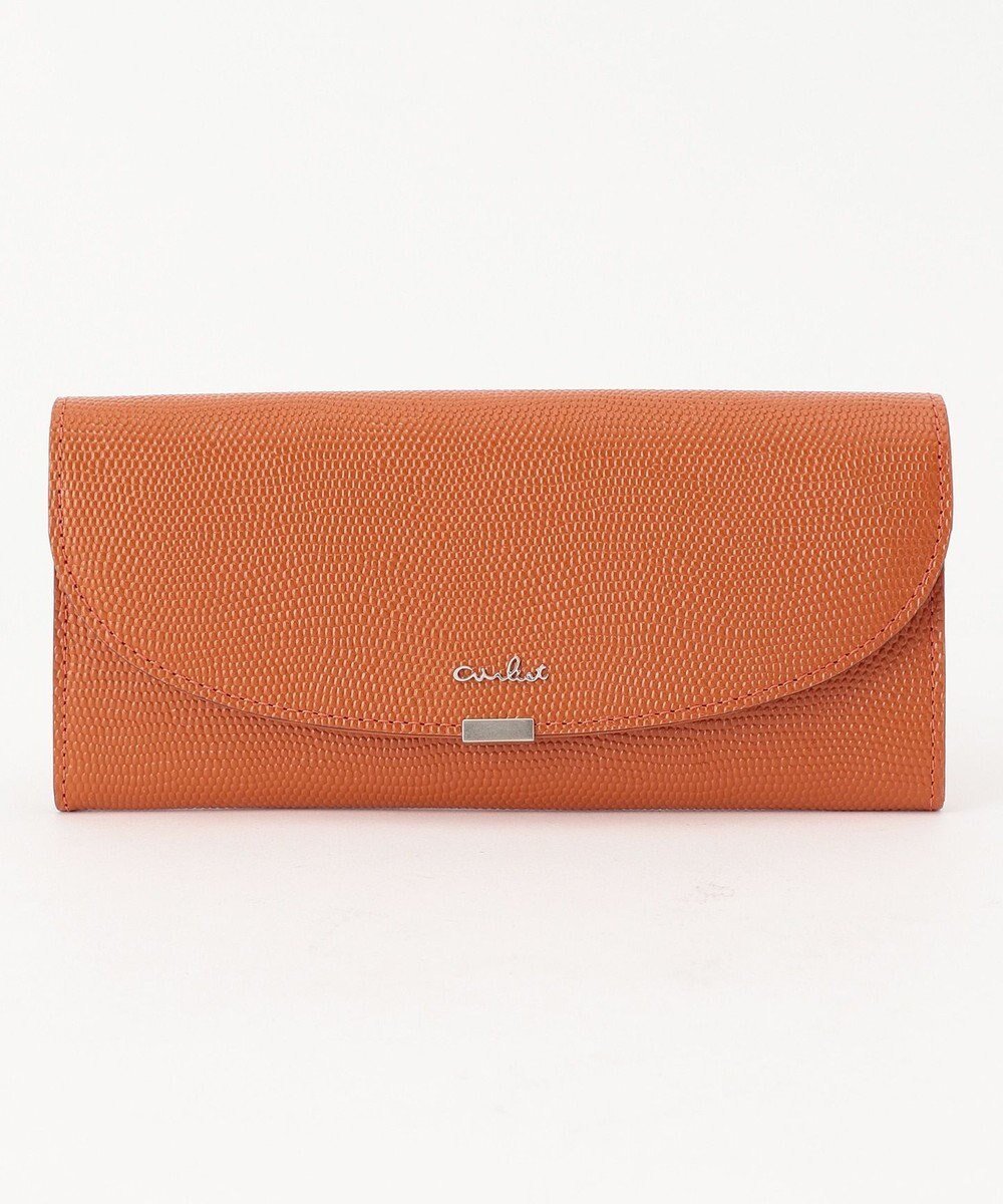 【エアリスト/airlist】の【大容量・見やすい】ギャルソン長財布 LUNA ルナ インテリア・キッズ・メンズ・レディースファッション・服の通販 founy(ファニー) 　ファッション　Fashion　レディースファッション　Fashion for Women　ミニ財布・二つ折り財布　Wallets & Card Cases　フラップ　Flap, Flap Pocket　ブローチ　Brooch, Pin Brooch　ポケット　Pocket, Pocket Detail　エレガント 上品　Elegant　人気　Popular, Best Seller　財布　Wallet, Purse　オレンジ|ID: prp329100004677244 ipo3291000000034268732