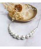 【ティアクラッセ/Tiaclasse】の【日本製】コットンパール ネックレス シルバー|ID: prp329100004677246 ipo3291000000034268754