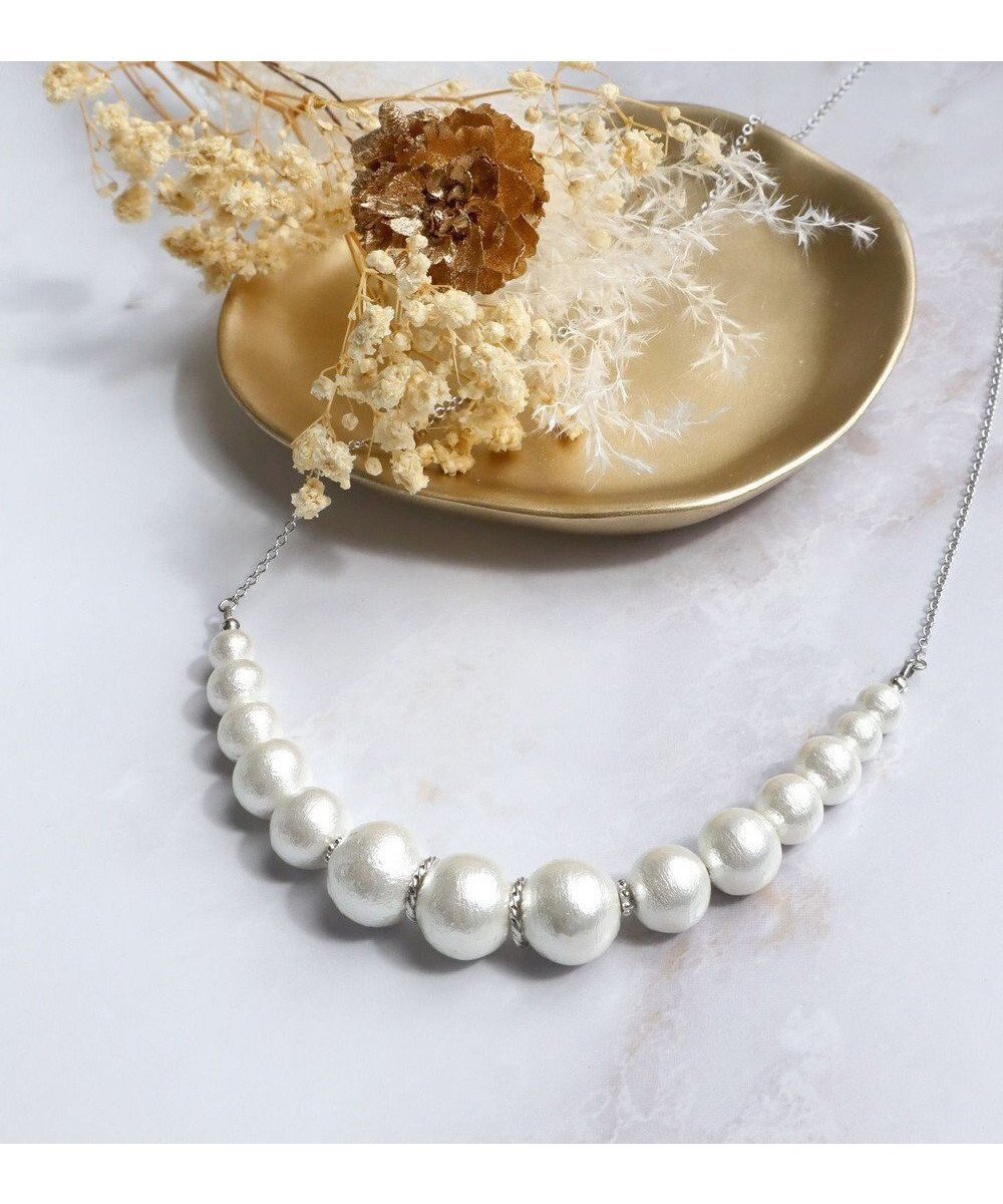 【ティアクラッセ/Tiaclasse】の【日本製】コットンパール ネックレス インテリア・キッズ・メンズ・レディースファッション・服の通販 founy(ファニー) ファッション Fashion レディースファッション Fashion for Women ジュエリー Jewelry ネックレス Necklaces & Pendants アクセサリー Fashion Accessories アンティーク Antique-Inspired クラシカル Classical, Vintage-Inspired グラデーション Gradient, Ombre シンプル Simple, Minimal チュニック Tunic, Long Top ドレス Dress, One-Piece ネックレス Necklace, Pendant Necklace パーティ Party, Party Style パール Pearl, Pearl Accent フォーマル Formal, Dressy 再入荷 Restock / Back in Stock 日本製 Made In Japan エレガント 上品 Elegant 入学式 Entrance Ceremony 卒業式 Graduation Ceremony 新作・新入荷 New Arrivals / New In 結婚式 Wedding シルバー|ID: prp329100004677246 ipo3291000000034268754