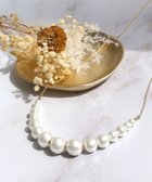 【ティアクラッセ/Tiaclasse】の【日本製】コットンパール ネックレス ゴールド|ID: prp329100004677246 ipo3291000000035714205