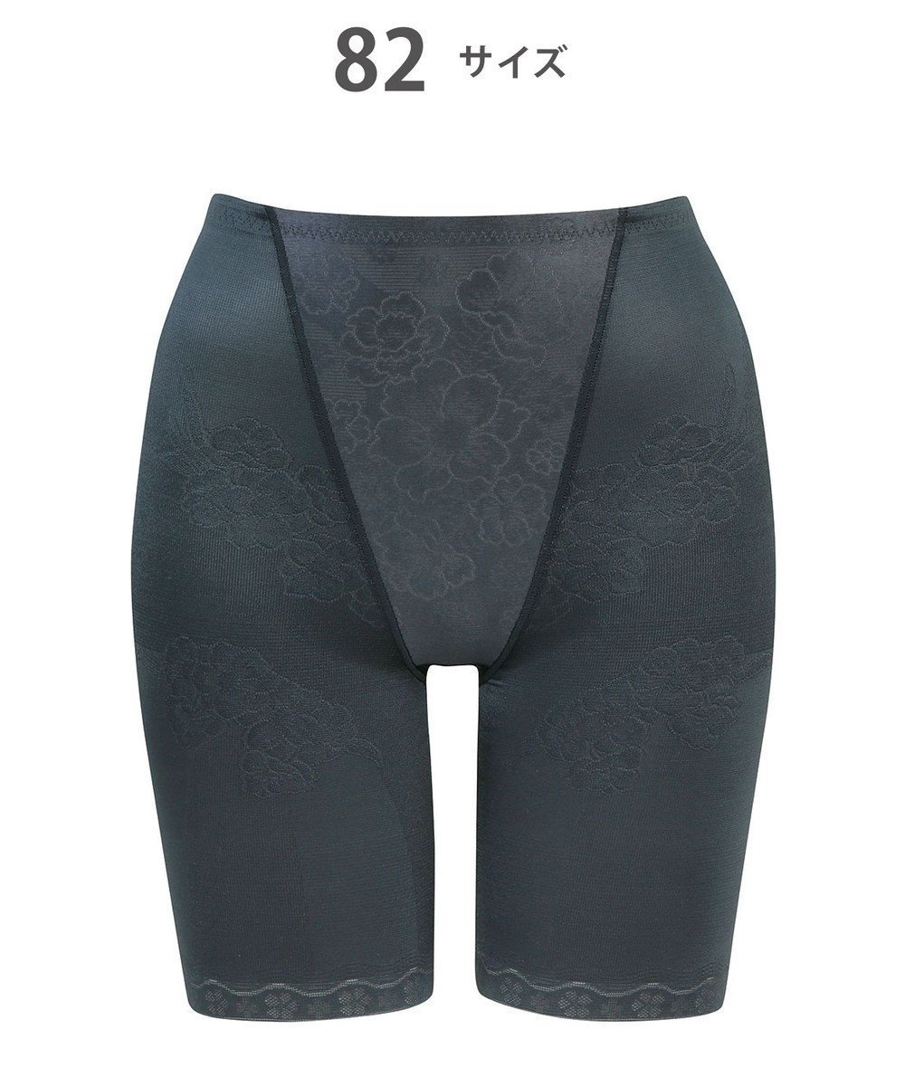 【ウィング/Wing】のガードル 【キュッとアップパンツ】 ヒップをまるくメリハリあるラインに ラクにおなか押さえ ロング丈 KQ0745 ウイング/ワコール インテリア・キッズ・メンズ・レディースファッション・服の通販 founy(ファニー) 　ファッション　Fashion　レディースファッション　Fashion for Women　パンツ　Pants & Trousers　下着・ランジェリー　Lingerie & Intimates　アンダーウェア・ベースインナー・肌着　Underwear / Base Layer / Undergarments　なめらか　Smooth, Silky Texture　アンダー　Underwear Essentials　メッシュ　Mesh, Net Fabric　ロング　Long, Long-Length　チャコールグレー|ID: prp329100004677249 ipo3291000000034268790