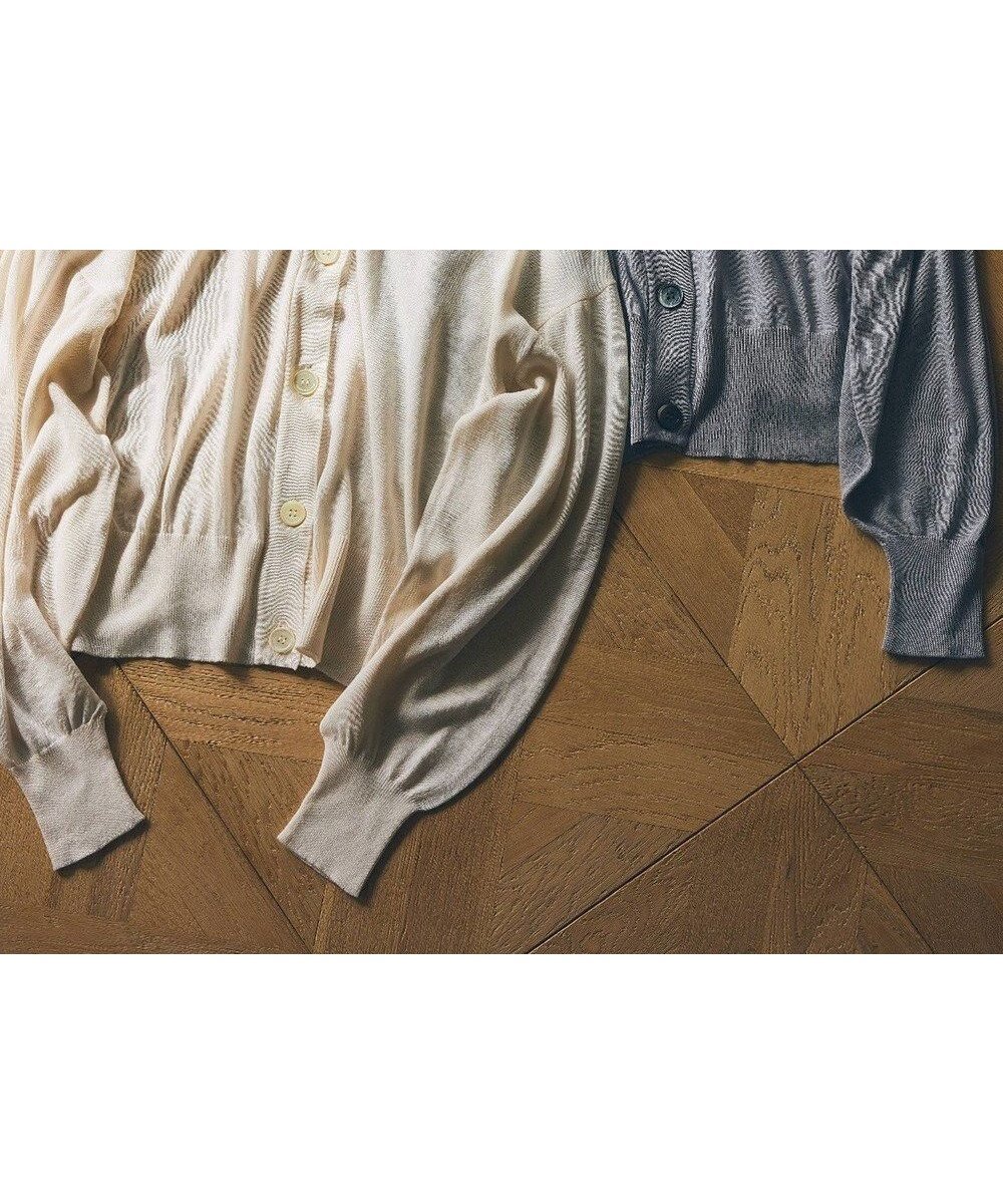 【トック/TOQUE】の〈大草直子さんアドバイザー〉ウォッシャブルシルク×コットンニット ショートカーディガン インテリア・キッズ・メンズ・レディースファッション・服の通販 founy(ファニー) 　ファッション　Fashion　レディースファッション　Fashion for Women　トップス・カットソー　Cut & Sew Tops　ニット　Knit Tops & Sweaters　カーディガン・羽織り　Layered Style Cardigans　インナー　Innerwear　春　Spring　カーディガン　Cardigan, Knitwear　コンパクト　Compact, Small Size　サマー　Summer, Summer Style　ショート　Short, Short Length　シルク　Silk, 100% Silk　シンプル　Simple, Minimal　バランス　Balance, Style Balance　S/S・春夏　SS, Spring/Summer, Warm Season　おすすめ　Recommended / Our Picks　夏　Summer　グレー|ID: prp329100004677281 ipo3291000000034278373