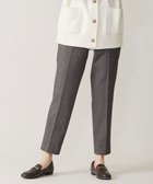 【ジェイ プレス/J.PRESS】の【洗える】チェルビック テーパード パンツ ダークブラウン系|ID: prp329100004677293 ipo3291000000033792761