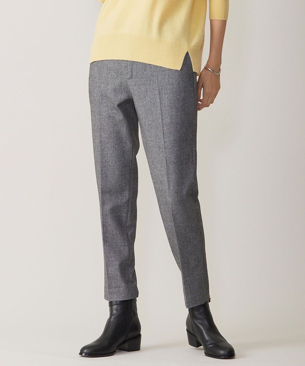 【ジェイ プレス/J.PRESS】の【洗える】チェルビック テーパード パンツ 人気、トレンドファッション・服の通販 founy(ファニー) 　ファッション　Fashion　レディースファッション　Fashion for Women　パンツ　Pants & Trousers　洗える　Machine Washable　ストレッチ　Stretch, Stretchy Fabric　センター　Center, Center Line　テーパード　Tapered, Tapered Pants　定番　Standard, Basic Item　人気　Popular, Best Seller　ピーチ　Peach, Soft Touch　A/W・秋冬　Autumn/Winter　 other-1|ID: prp329100004677293 ipo3291000000034293851