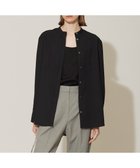 【アイシービー/iCB】の【接触冷感・UVケア・速乾・洗える】 FluidBackSatin シャツブラウス ブラック系|ID: prp329100004677312 ipo3291000000033792905