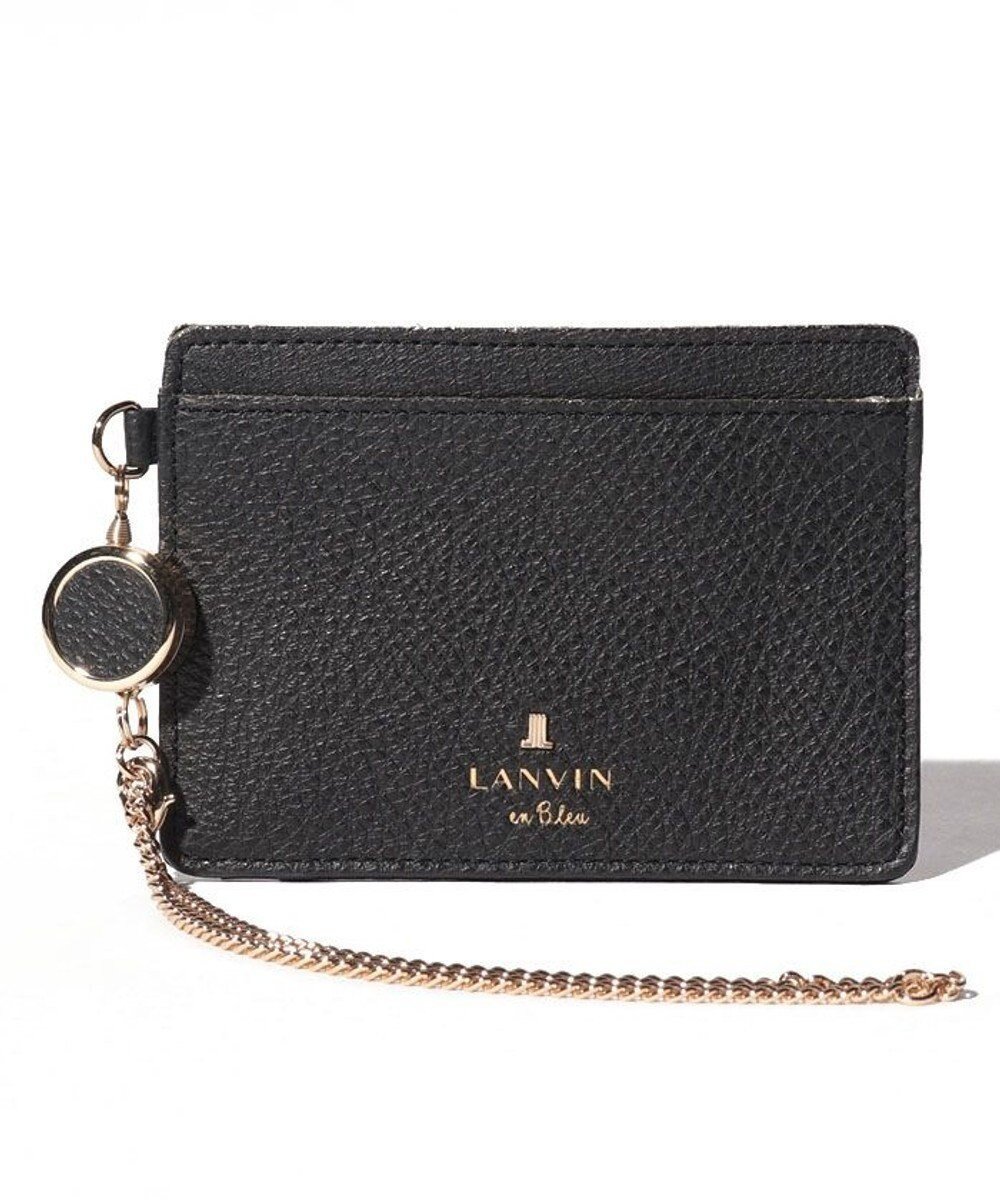 【ランバン オン ブルー/LANVIN en Bleu】のメラニー リール付きパスケース インテリア・キッズ・メンズ・レディースファッション・服の通販 founy(ファニー) ファッション Fashion レディースファッション Fashion for Women ミニ財布・二つ折り財布 Wallets & Card Cases インナー Innerwear ガーリー Girly, Feminine Style グリッター Glitter, Sparkle シンプル Simple, Minimal ドット Polka Dot, Dot Pattern 財布 Wallet, Purse ブラック|ID: prp329100004677336 ipo3291000000034264533