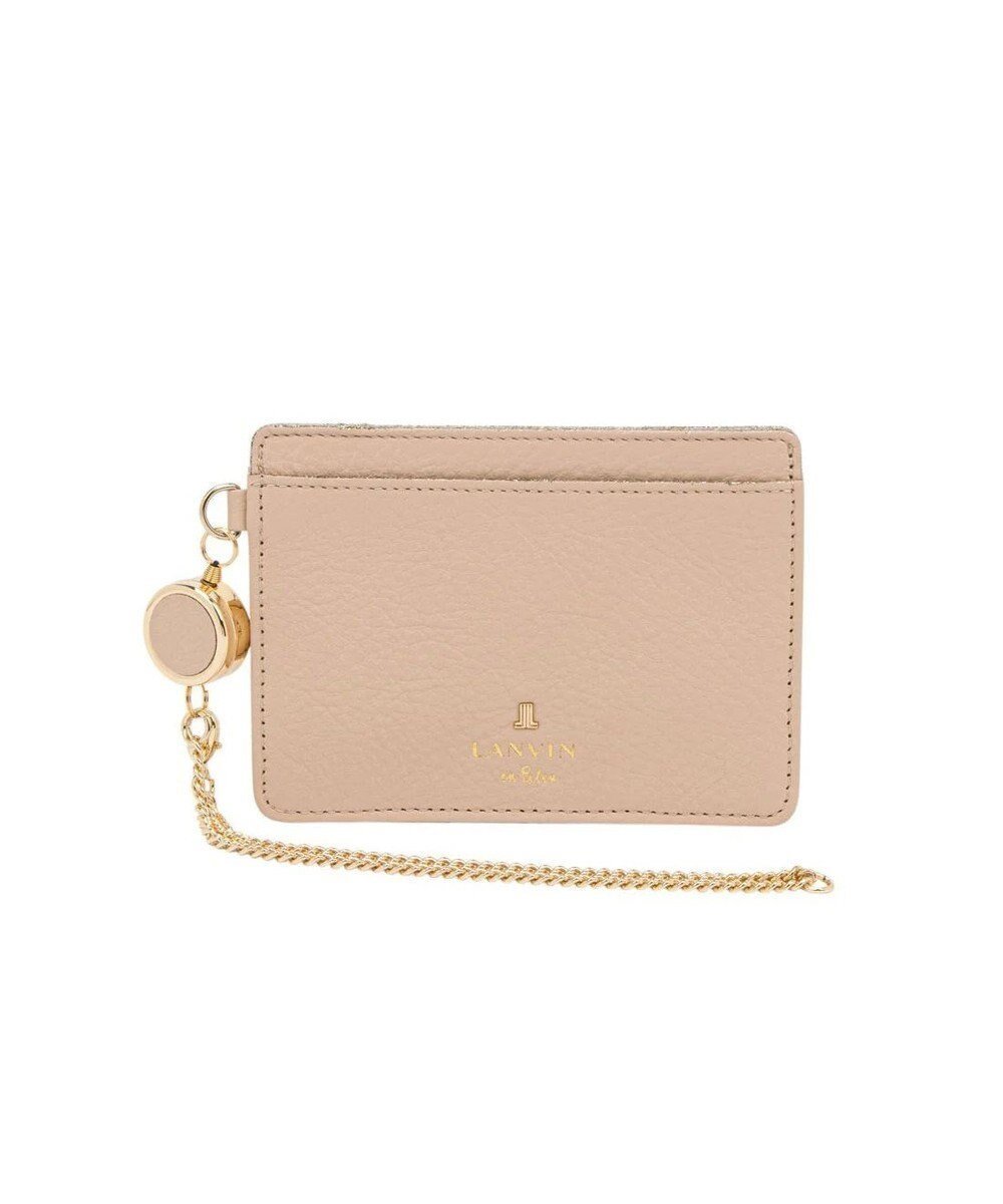 【ランバン オン ブルー/LANVIN en Bleu】のメラニー リール付きパスケース インテリア・キッズ・メンズ・レディースファッション・服の通販 founy(ファニー) ファッション Fashion レディースファッション Fashion for Women ミニ財布・二つ折り財布 Wallets & Card Cases インナー Innerwear ガーリー Girly, Feminine Style グリッター Glitter, Sparkle シンプル Simple, Minimal ドット Polka Dot, Dot Pattern 財布 Wallet, Purse ピンクベージュ|ID: prp329100004677336 ipo3291000000034399064