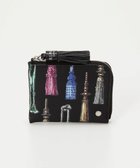 【トプカピ/TOPKAPI】の【TREASURE TOPKAPI】シュリンクレザー タッセル プリント ラウンド 二つ折り財布 人気、トレンドファッション・服の通販 founy(ファニー) ファッション Fashion レディースファッション Fashion for Women ミニ財布・二つ折り財布 Wallets & Card Cases イエロー Yellow コイン Coin, Coin Design 財布 Wallet, Purse タッセル Tassel, Fringe プリント Print, Printed Pattern ポケット Pocket, Pocket Detail モチーフ Motif, Design Theme ラウンド Round, Round Neck thumbnail ブラック|ID: prp329100004677344 ipo3291000000034191473