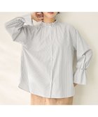 【エニー/ANY】の【抗菌防臭/UVカット/速乾】エニィファンクションハイネックブラウス グレーストライプ|ID: prp329100004677345 ipo3291000000033793162