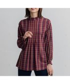 【エニー/ANY】の【洗える】ピンタックチェックブラウス レッド系5|ID: prp329100004677370 ipo3291000000033793330