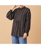 【エニー/ANY】の【洗える】ピンタックチェックブラウス ネイビー系5|ID: prp329100004677370 ipo3291000000033793331
