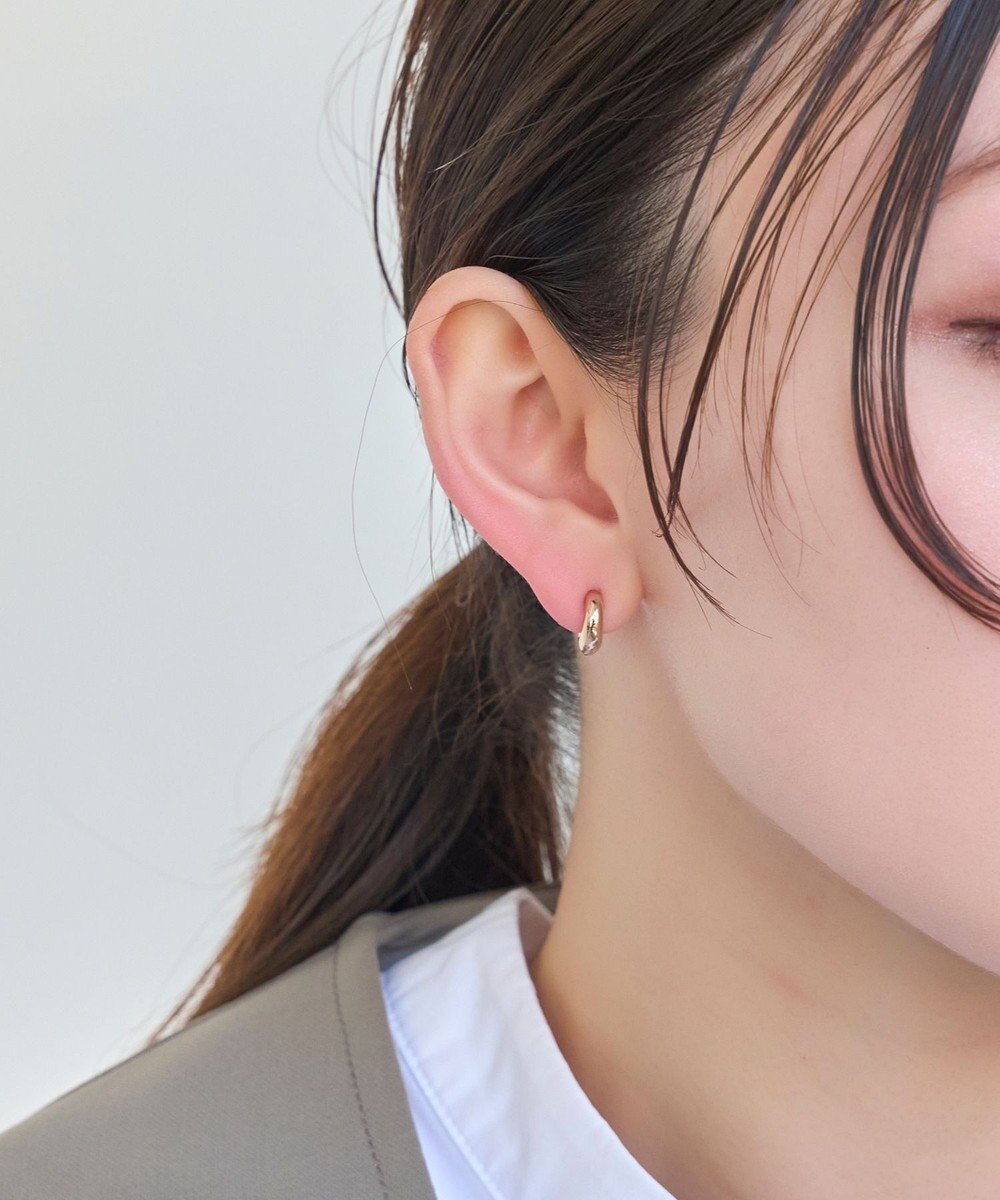 【フィービィー/phoebe】の【金属アレルギー対応】シンプルフープスナップイヤリング シャンパンゴールド インテリア・キッズ・メンズ・レディースファッション・服の通販 founy(ファニー) 　ファッション　Fashion　レディースファッション　Fashion for Women　ジュエリー　Jewelry　ファッションリング　Fashion Rings　イヤリング・フープ・ドロップタイプ　Hoop, Drop & Clip Earrings　アクセサリー　Fashion Accessories　イヤリング　Earrings　シルバー　Silver, Metallic Silver　トレンド　Trend, Trending Now　ベーシック　Basic, Essential　エレガント 上品　Elegant　シャンパンゴールド|ID: prp329100004677377 ipo3291000000033793368