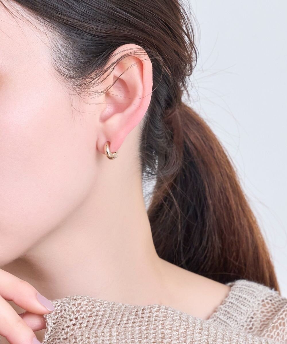 【フィービィー/phoebe】の【金属アレルギー対応】シンプルフープスナップイヤリング シャンパンゴールド 人気、トレンドファッション・服の通販 founy(ファニー) 　ファッション　Fashion　レディースファッション　Fashion for Women　ジュエリー　Jewelry　ファッションリング　Fashion Rings　イヤリング・フープ・ドロップタイプ　Hoop, Drop & Clip Earrings　アクセサリー　Fashion Accessories　イヤリング　Earrings　シルバー　Silver, Metallic Silver　トレンド　Trend, Trending Now　ベーシック　Basic, Essential　エレガント 上品　Elegant　 other-1|ID: prp329100004677377 ipo3291000000035764094