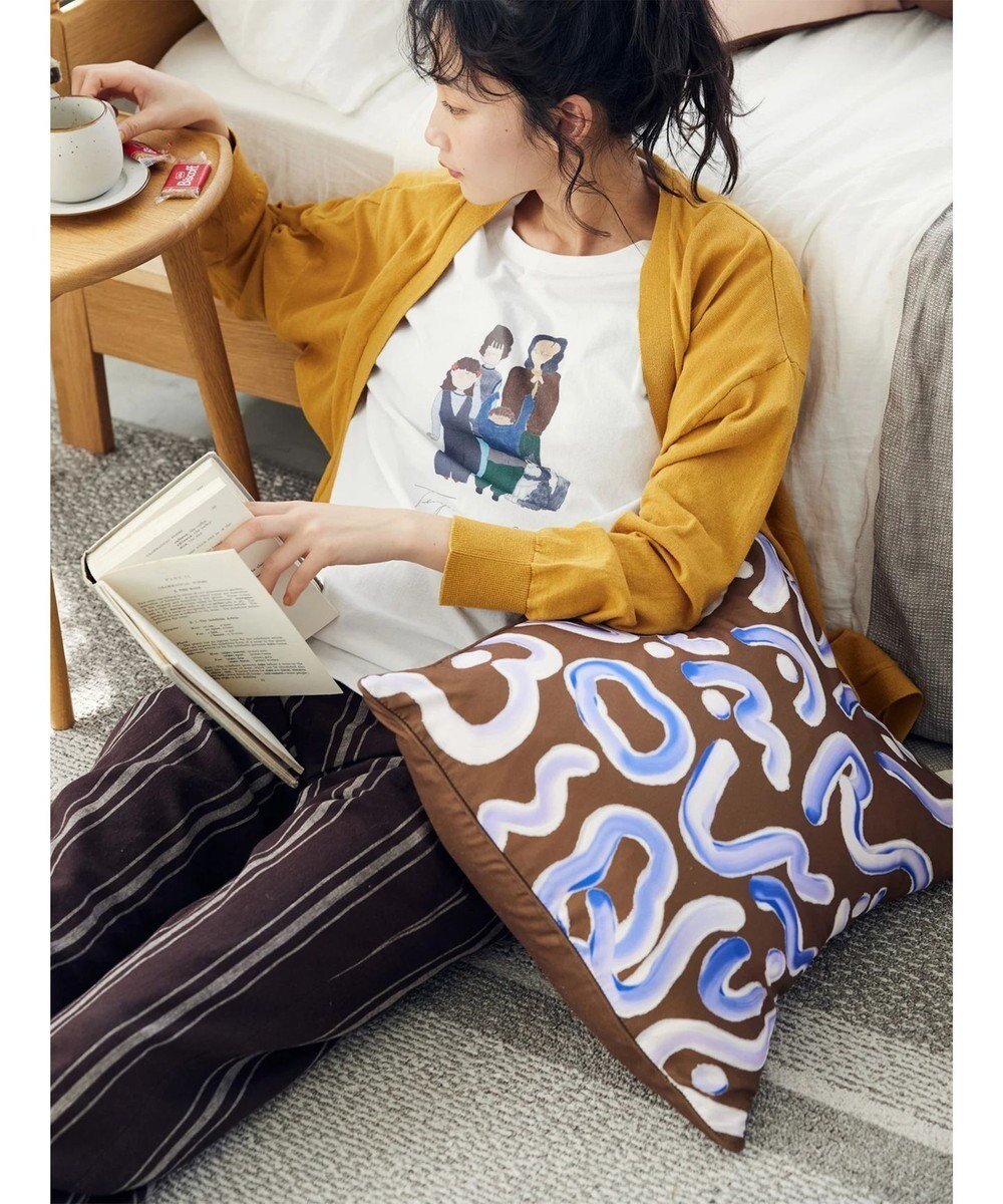 【クラフトスタンダードブティック/CRAFT STANDARD BOUTIQUE】のCozue クッションカバー インテリア・キッズ・メンズ・レディースファッション・服の通販 founy(ファニー) 　ファッション　Fashion　レディースファッション　Fashion for Women　イラスト　Illustration　クッション　Cushion, Throw Pillow　ジップ　Zip, Zipper　おすすめ　Recommended / Our Picks　C|ID: prp329100004677395 ipo3291000000033793463