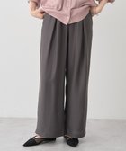 【アースミュージックアンドエコロジー/earth music&ecology】のリラックスタックパンツ Charcoal Gray|ID: prp329100004677404 ipo3291000000033793512